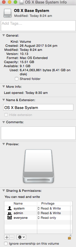 format base system drive for mac os x